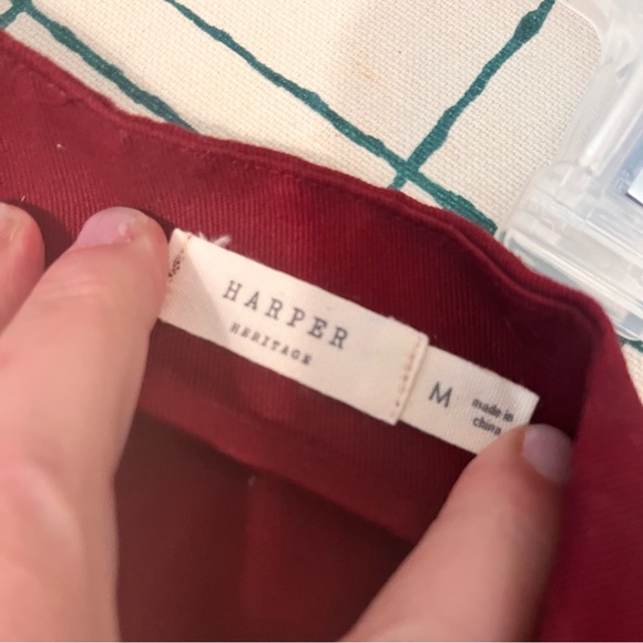 Harper miniskirt in berry color w/floral embroidery-Medium - Picture 11 of 11